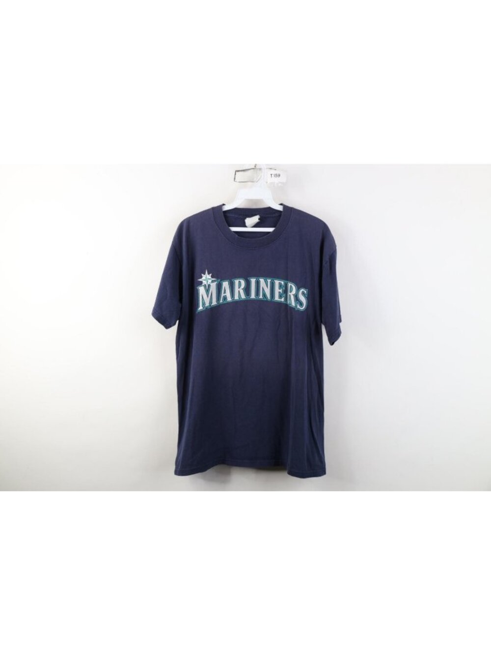 Vintage Mens Medium Richie Sexson Seattle Mariners Baseball Jersey T-Shirt Blue